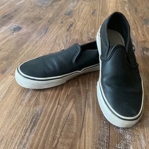 Black slip ons